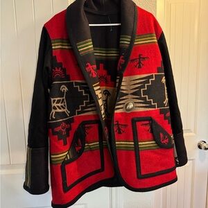Southwestern tribal Unisex coat